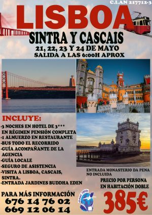 LISBOA, SINTRA Y CASCAIS