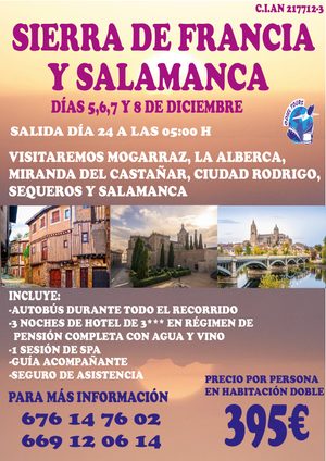 SIERRA DE SALAMANCA Y SALAMANCA